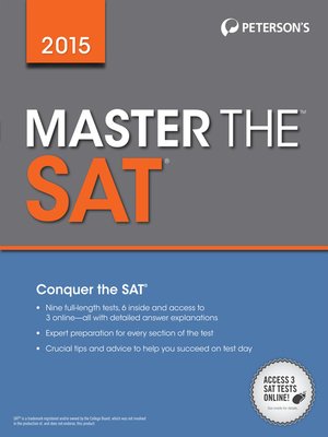 cover image of Master the SAT 2015
